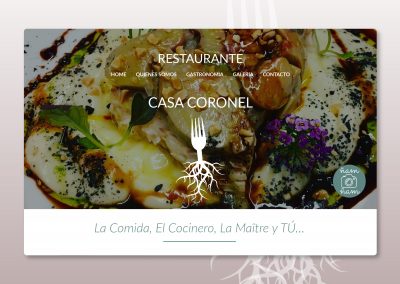 Casa Coronel Restaurant / Tablet