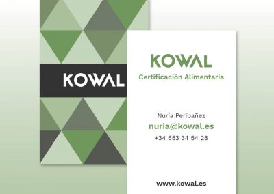 kowal / Tarjeta de visita