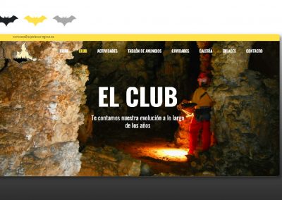 Speleo Club Zaragoza / Web